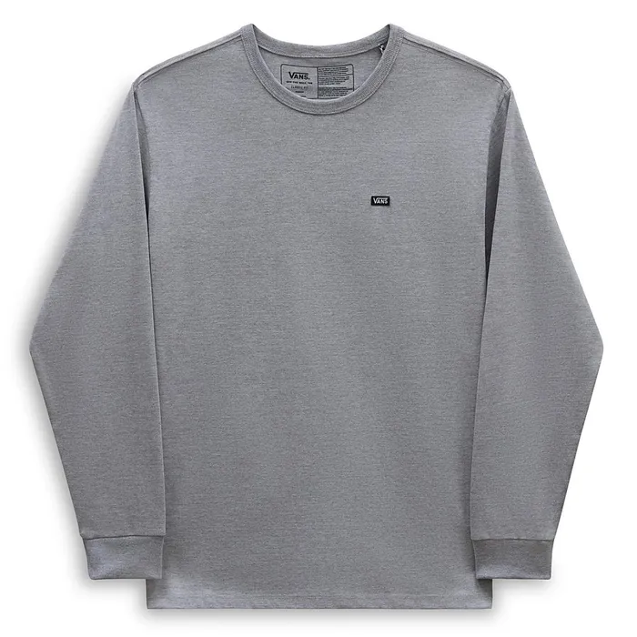 Vans View All Men Off The Wall Classic Long Sleeve TShirt Grey Vans View All Men Off The Wall Classic Long Sleeve TShirt Grey