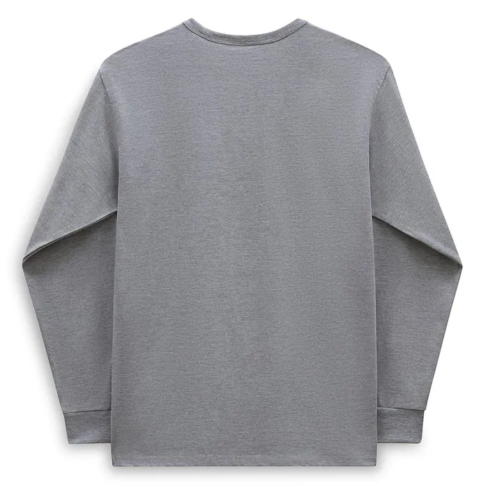 Vans View All Men Off The Wall Classic Long Sleeve TShirt Grey Vans View All Men Off The Wall Classic Long Sleeve TShirt Grey