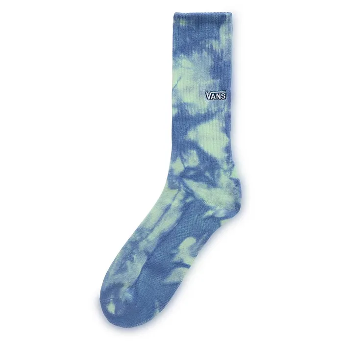Vans View All Men Seasonal Tie Dye Crew Socks 1 Pair Blue