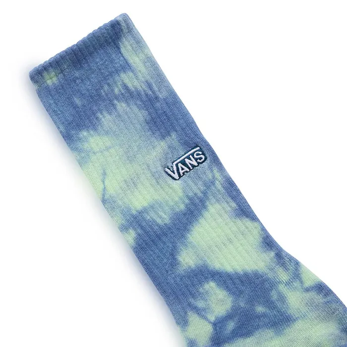 Vans View All Men Seasonal Tie Dye Crew Socks 1 Pair Blue