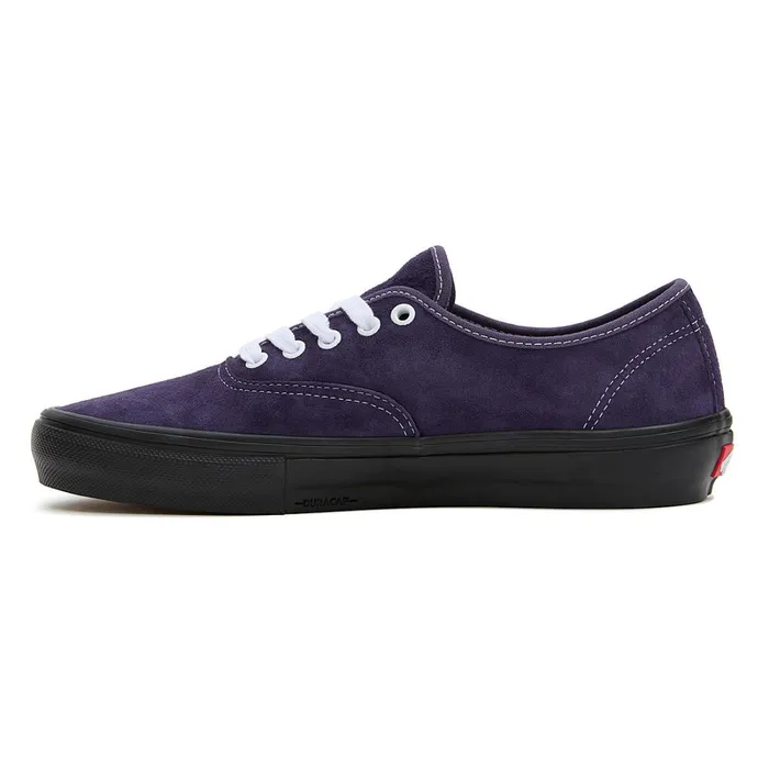Vans View All Men Skate Authentic Pig Suede Shoes Purple