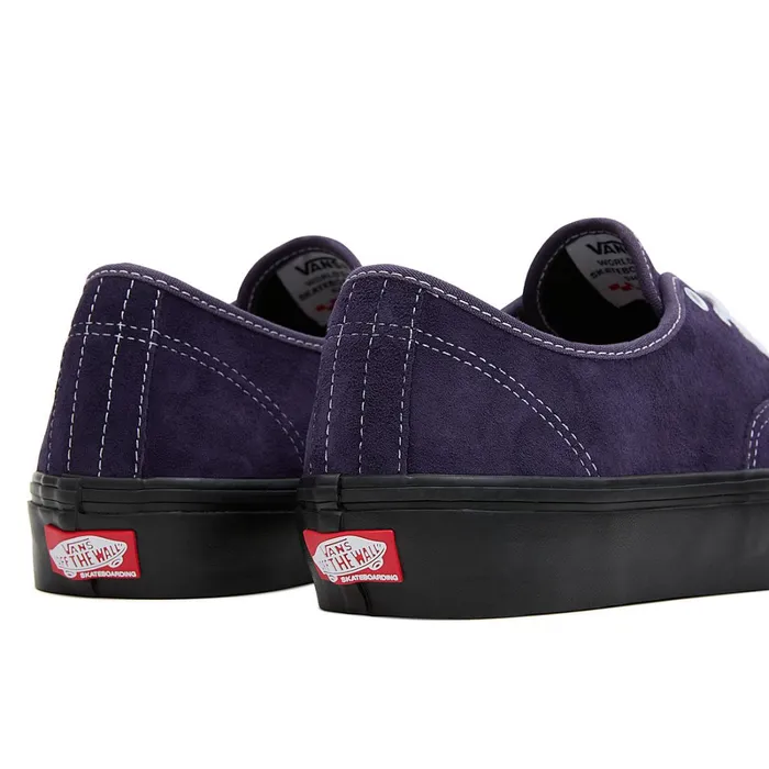 Vans View All Men Skate Authentic Pig Suede Shoes Purple