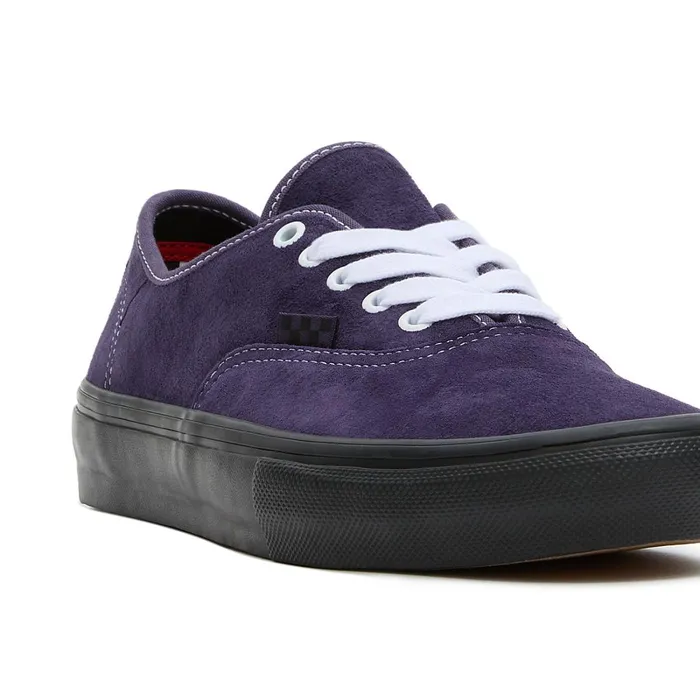 Vans View All Men Skate Authentic Pig Suede Shoes Purple