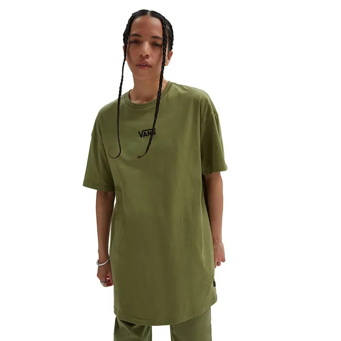 Vans View All Women Center Vee Tee Dress Green