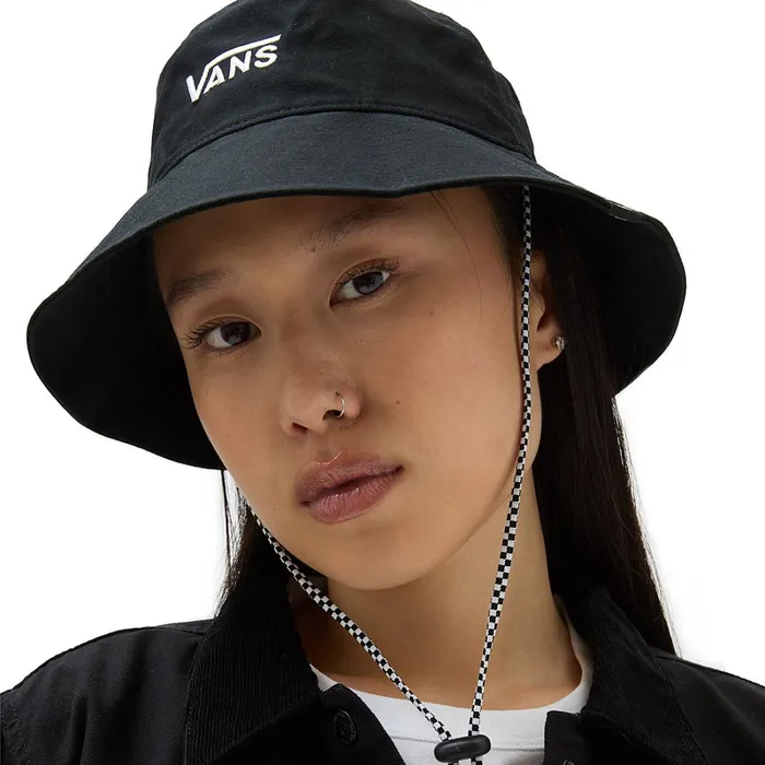 Vans View All Women Level Up Bucket Hat Black White