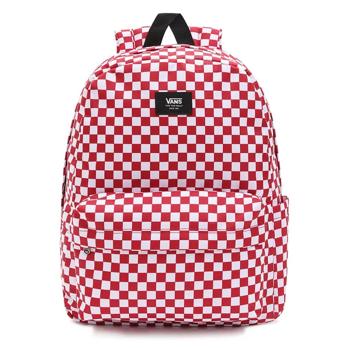 Vans View All Women Old Skool Check Backpack Red