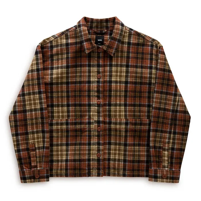 Vans View All Women Roadside Shacket Brown
