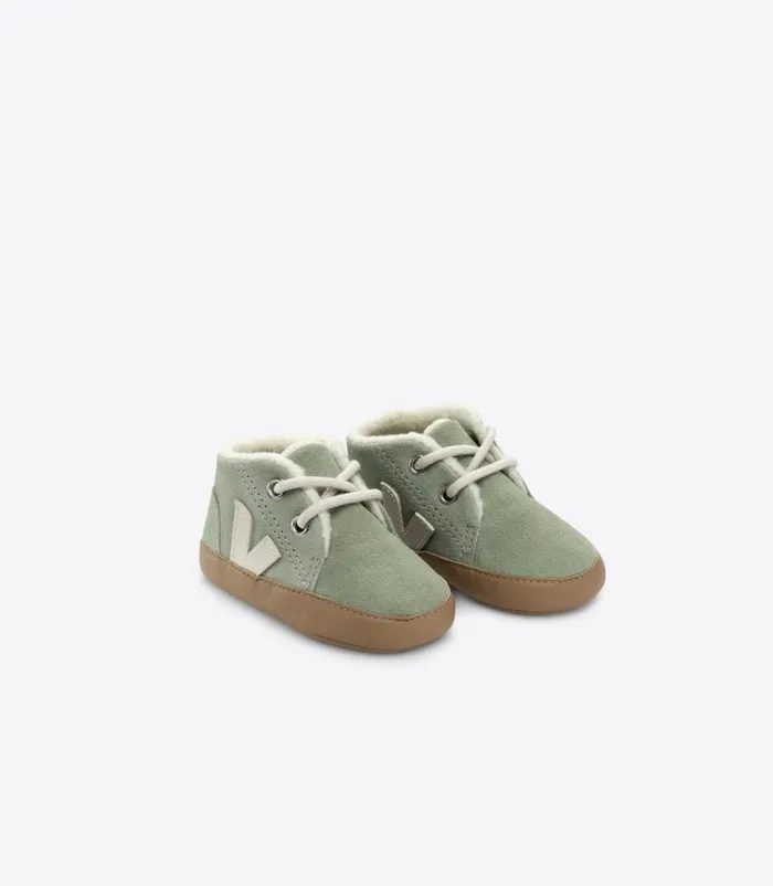 VEJA Baby Kids BABY FURED SUEDE CLAY PIERRE