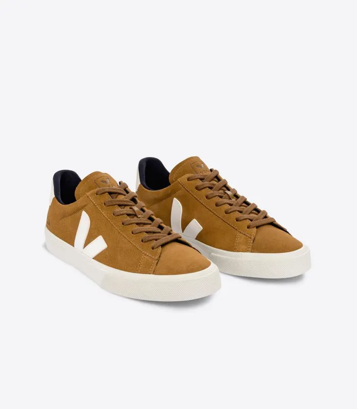 VEJA Campo Women CAMPO SUEDE CAMEL WHITE