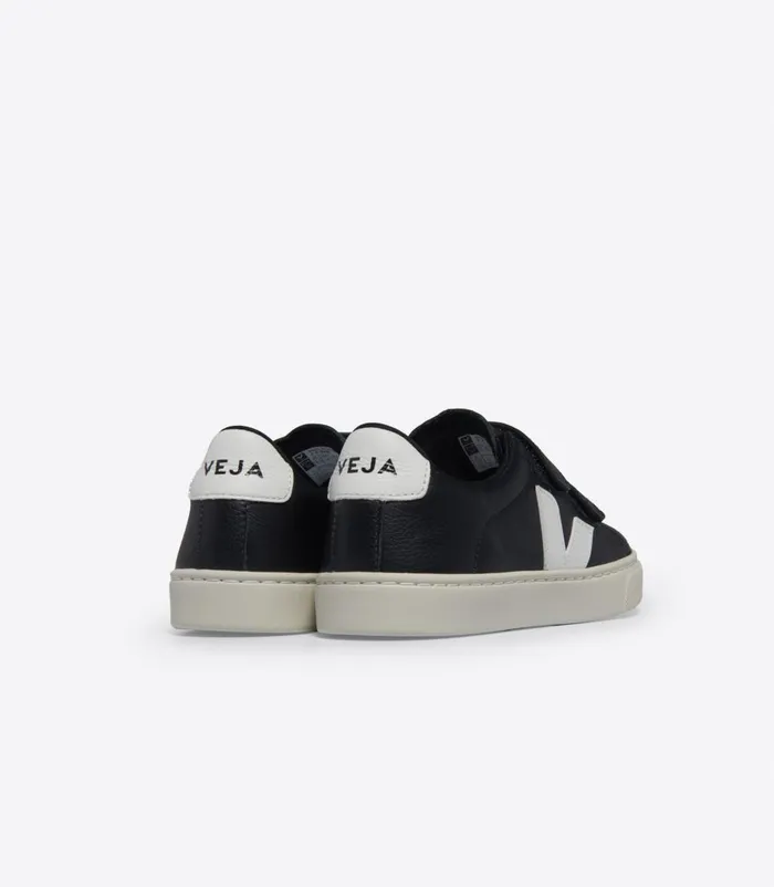 VEJA Esplar Kids ESPLAR CHROMEFREE LEATHER BLACK WHITE