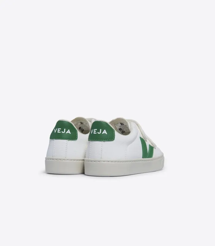 VEJA Esplar Kids ESPLAR CHROMEFREE LEATHER WHITE EMERAUDE