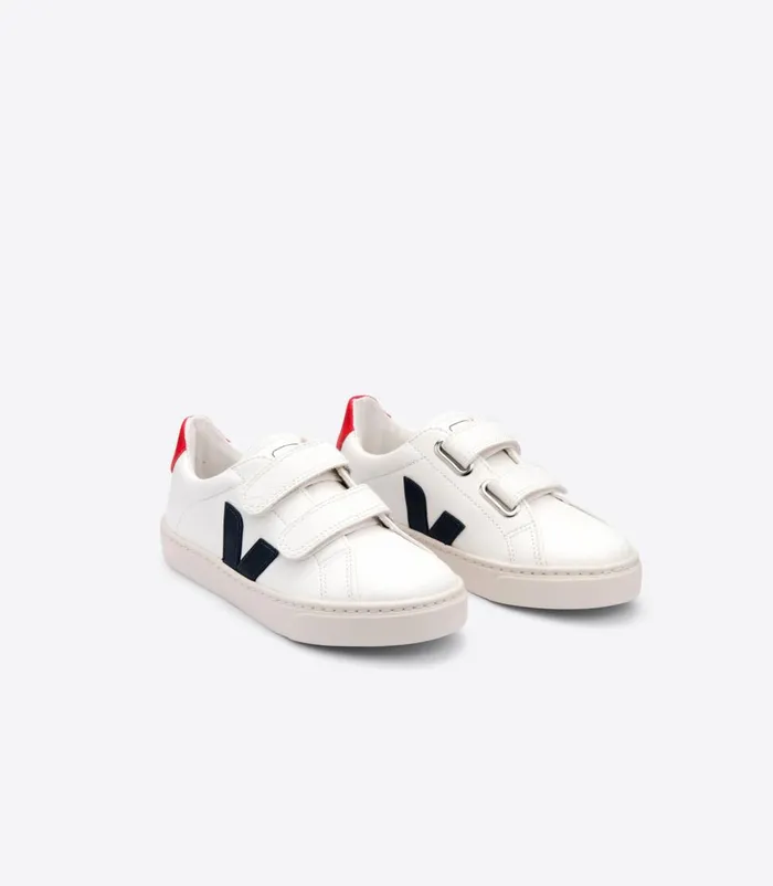 VEJA Esplar Kids ESPLAR CHROMEFREE LEATHER WHITE NAUTICO PEKIN