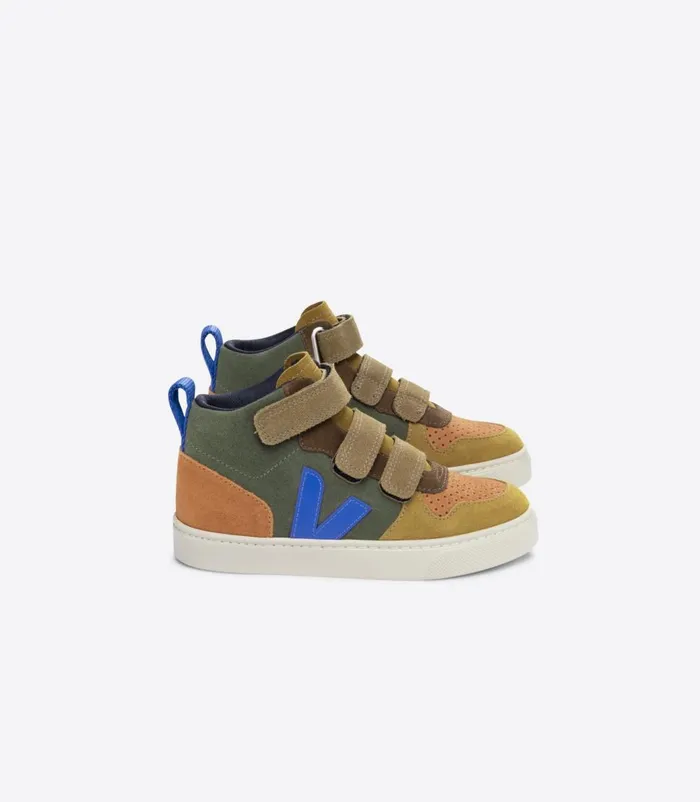 VEJA V10 Mid Kids V10 MID SUEDE MULTICO MUD PAROS