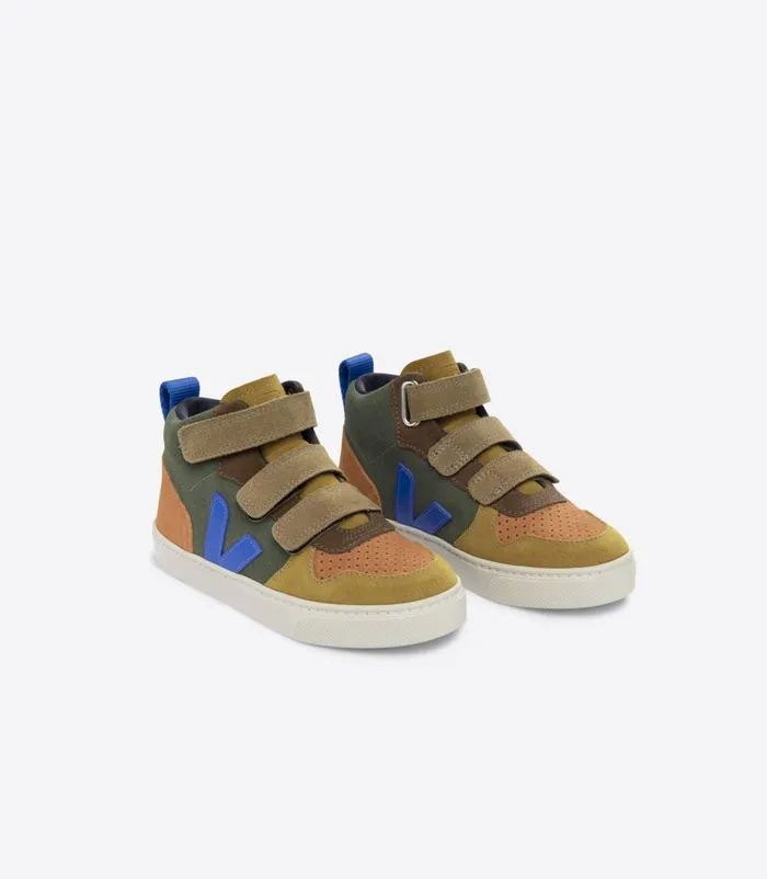 VEJA V10 Mid Kids V10 MID SUEDE MULTICO MUD PAROS