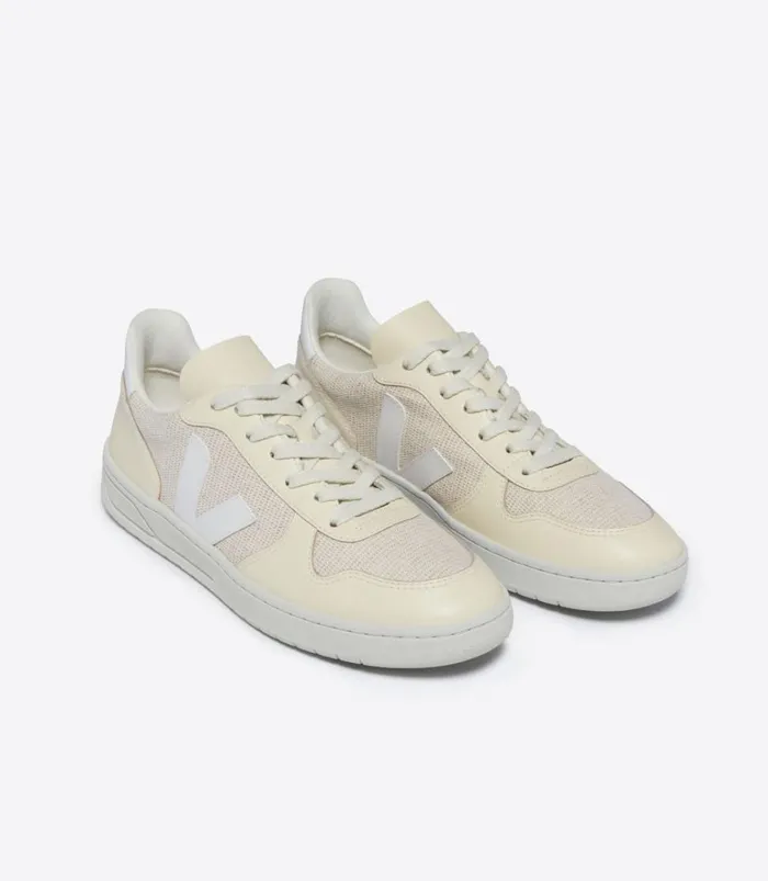 VEJA V10 Women V10 JMESH JUTE WHITE MULTICO