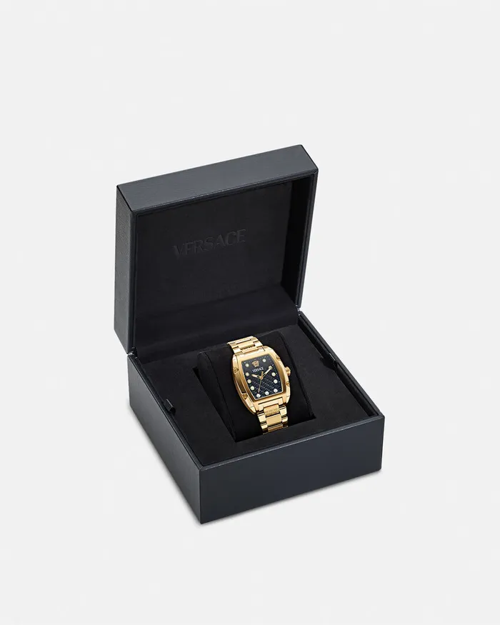 Versace Dominus Lady Watch Blackgold Women Watches
