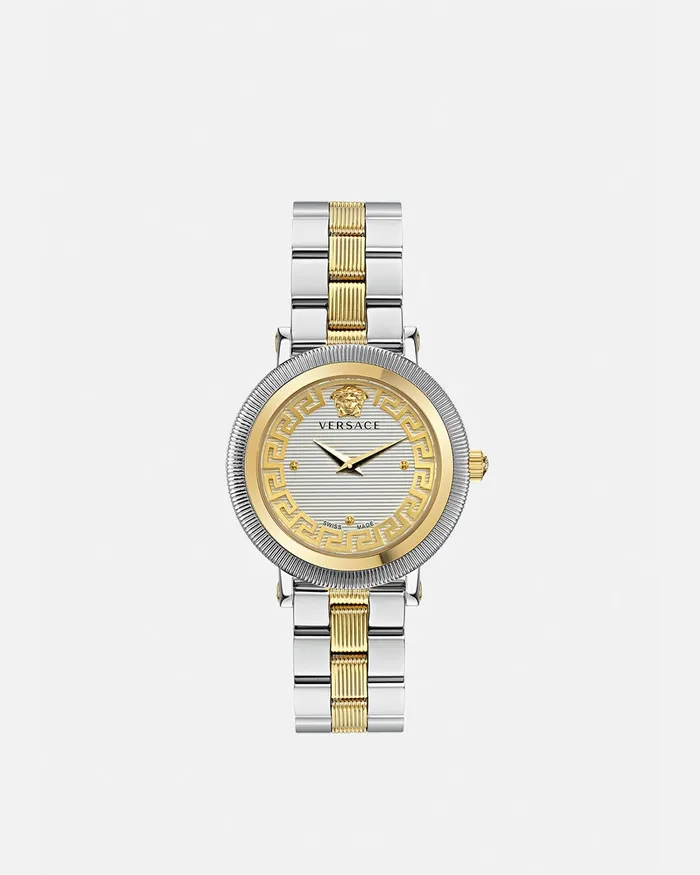 Versace Greca Flourish Watch Silvergold Women Watches