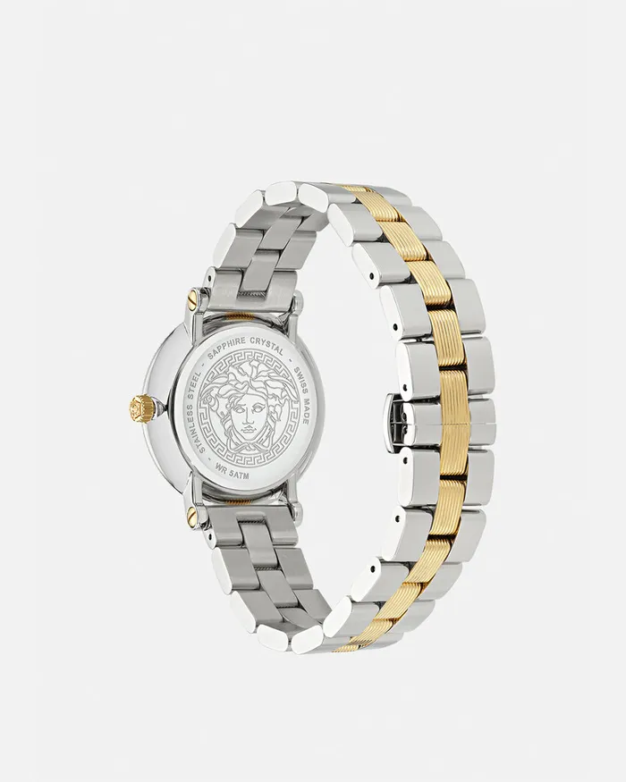 Versace Greca Flourish Watch Silvergold Women Watches