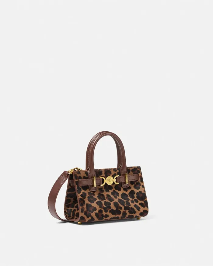 Versace Leopard Medusa 03995 Mini Tote Bag Animalier Women Medusa 03995