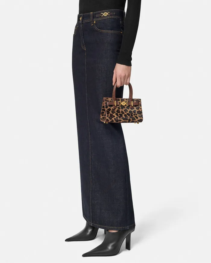 Versace Leopard Medusa 03995 Mini Tote Bag Animalier Women Medusa 03995