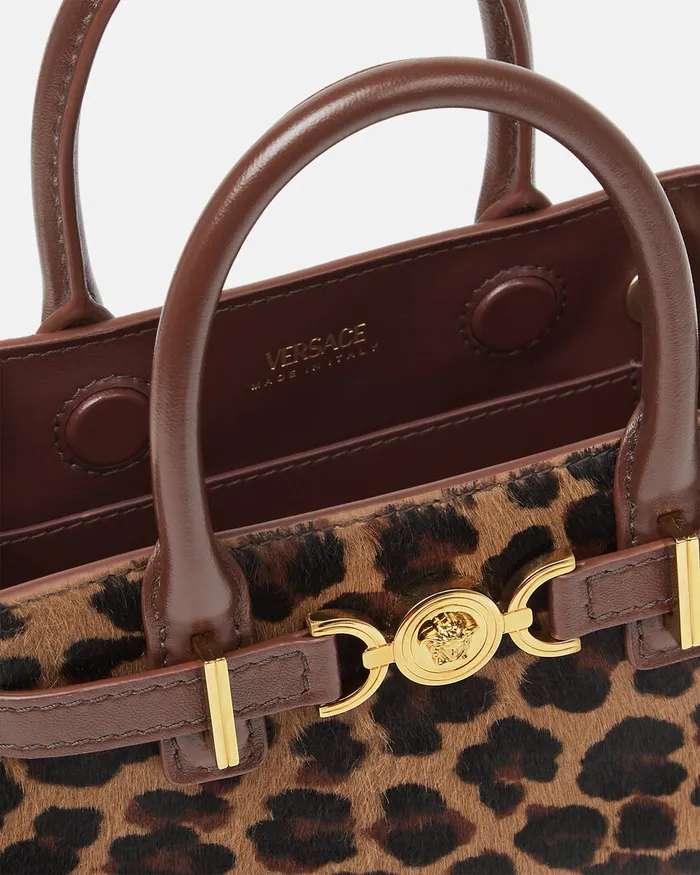 Versace Leopard Medusa 03995 Mini Tote Bag Animalier Women Medusa 03995