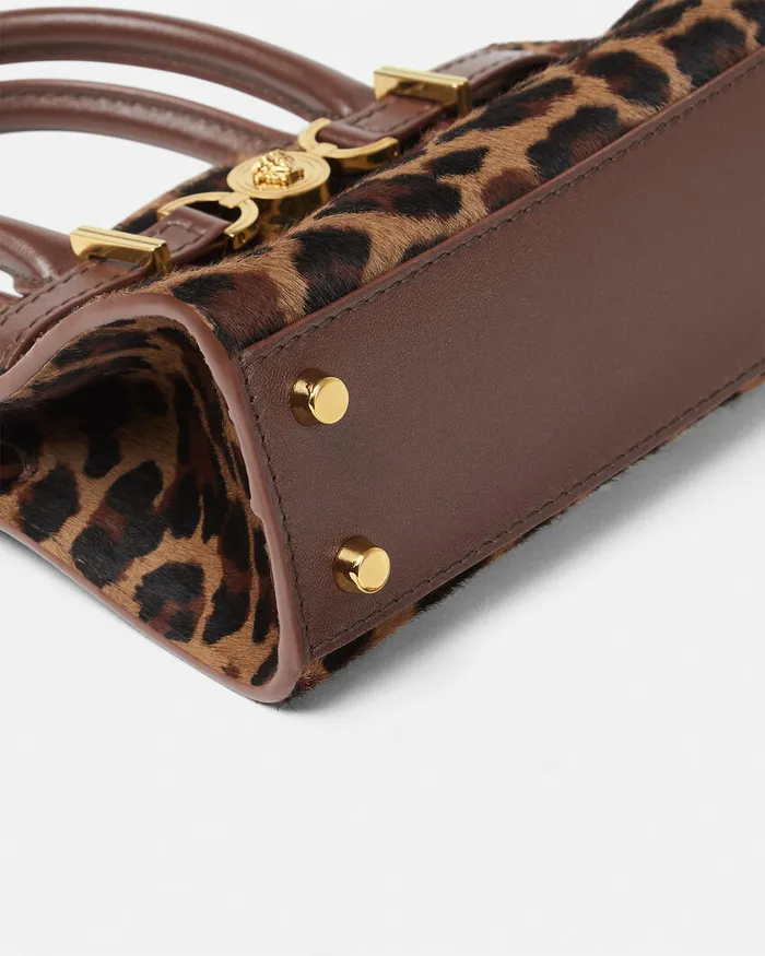 Versace Leopard Medusa 03995 Mini Tote Bag Animalier Women Medusa 03995