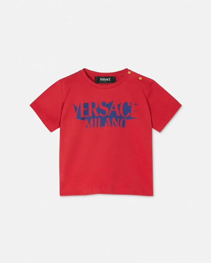 Versace Logo Baby TShirt Red Kids Shirts and Tshirts
