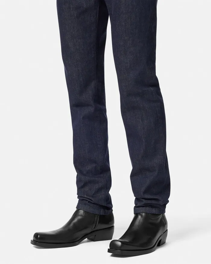 Versace Luciano Boots Black Men Boots