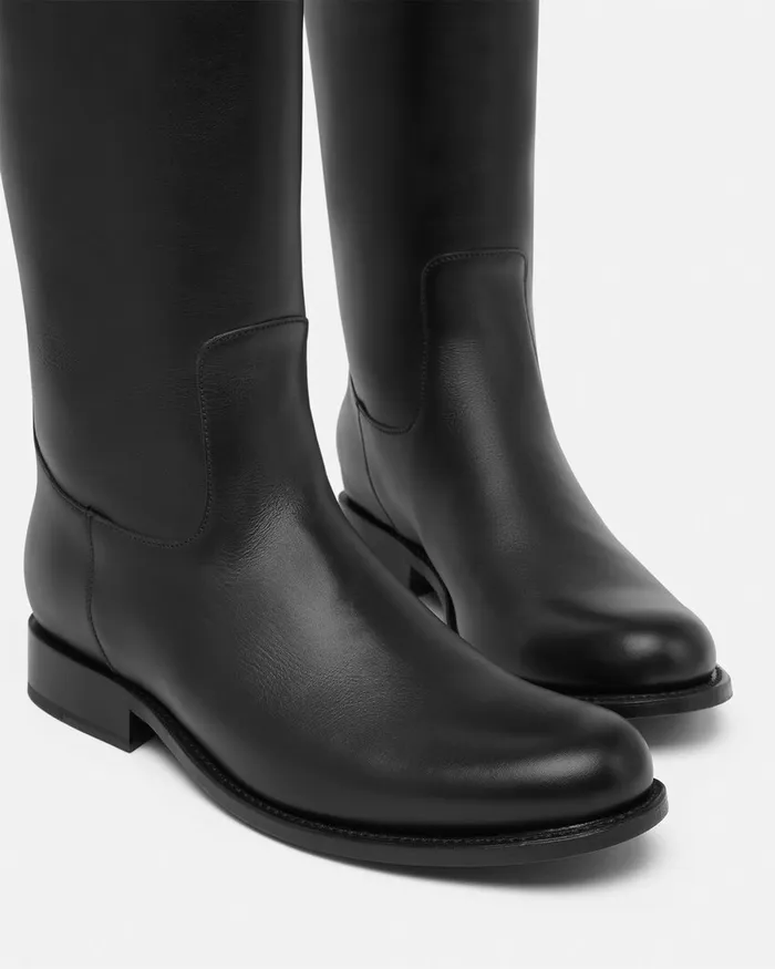 Versace Medusa 03995 KneeHigh Boots Blackgold Women Boots
