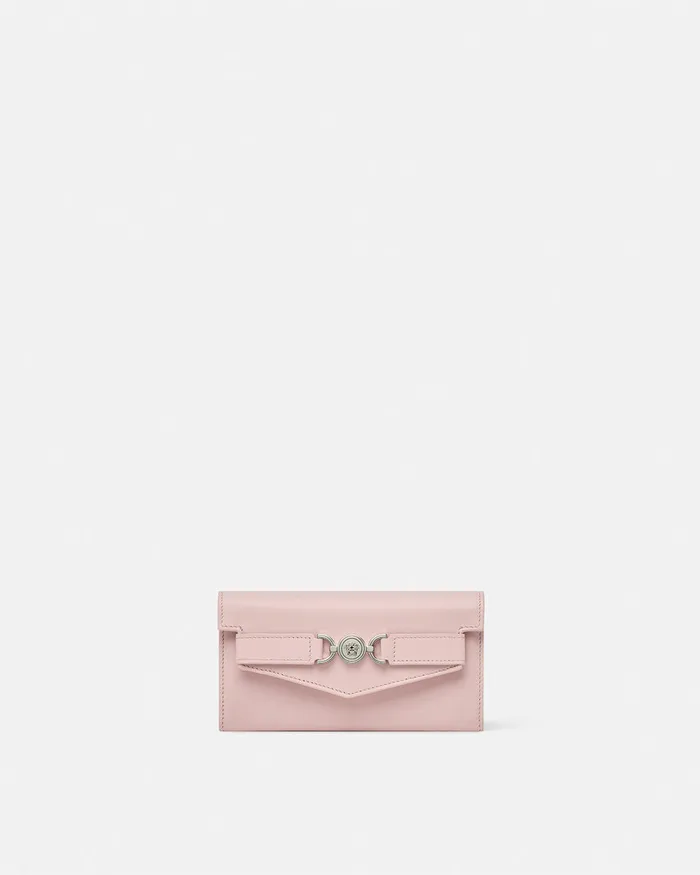 Versace Medusa 03995 Long Wallet Light Pink Women Wallets