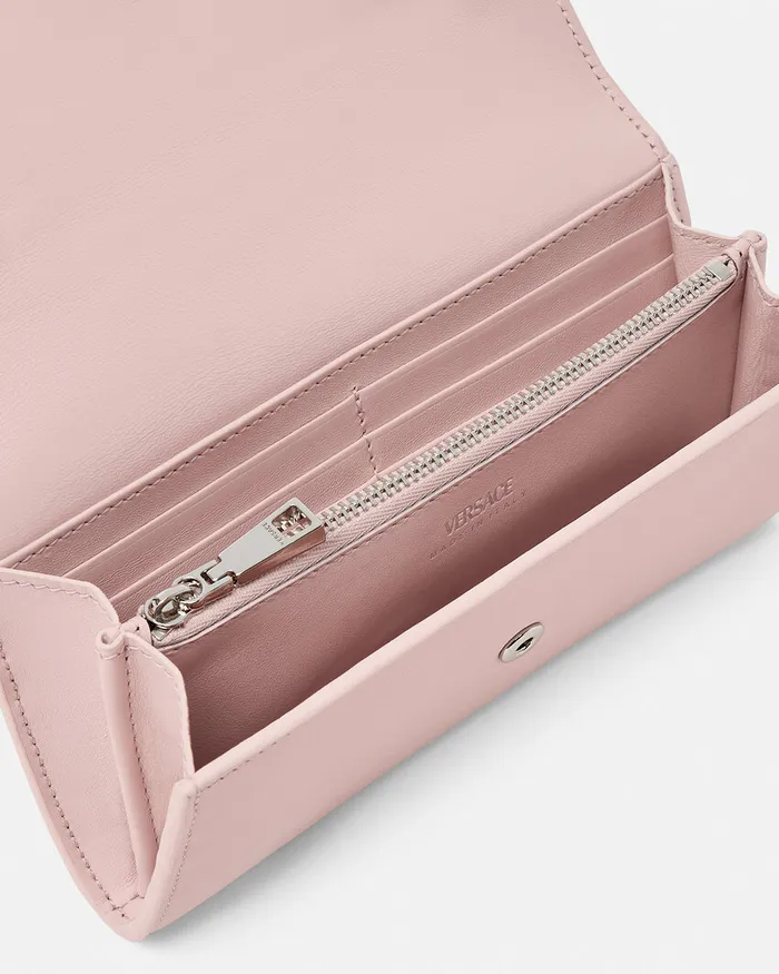 Versace Medusa 03995 Long Wallet Light Pink Women Wallets