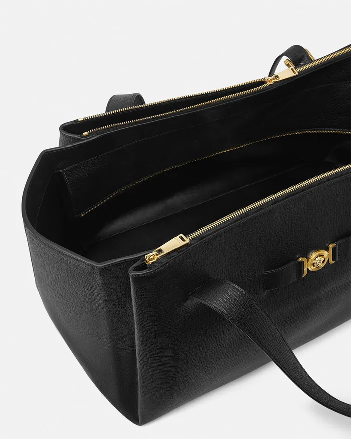 Versace Medusa Biggie Maxi Tote Bag Blackgold Men Totes