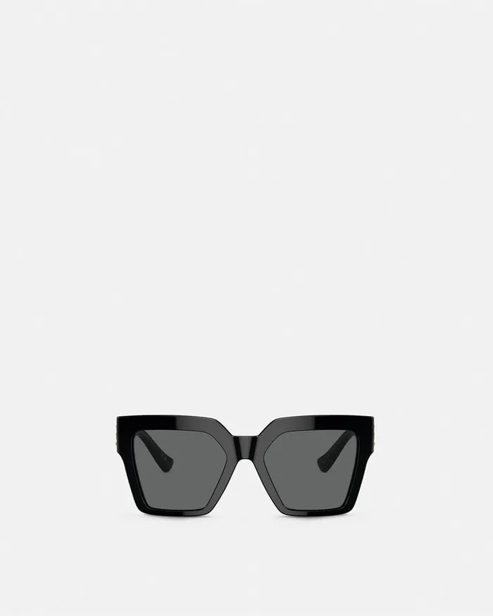 Versace Medusa Deco Butterfly Sunglasses Blackgold Women Sunglasses