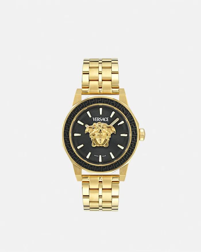 Versace Medusa Deco Watch Gold Men Watches