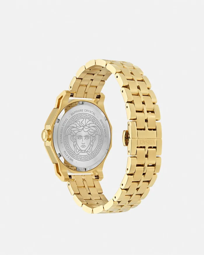 Versace Medusa Deco Watch Gold Men Watches