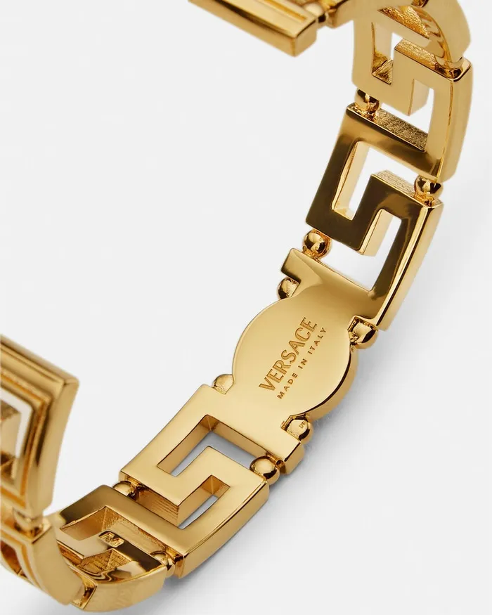 Versace Medusa Greca Cuff Bracelet Light Gold WomenMen Bracelets