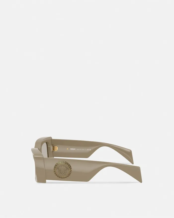 Versace Medusa Medallion Sunglasses Green WomenMen Sunglasses