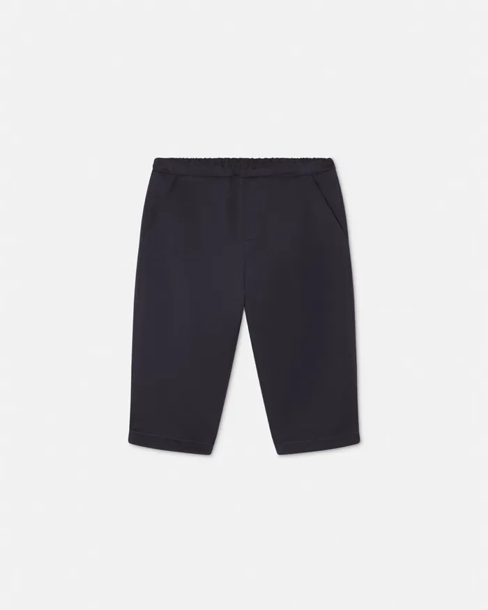 Versace Milano Stamp Baby Pants Blue Kids Pants