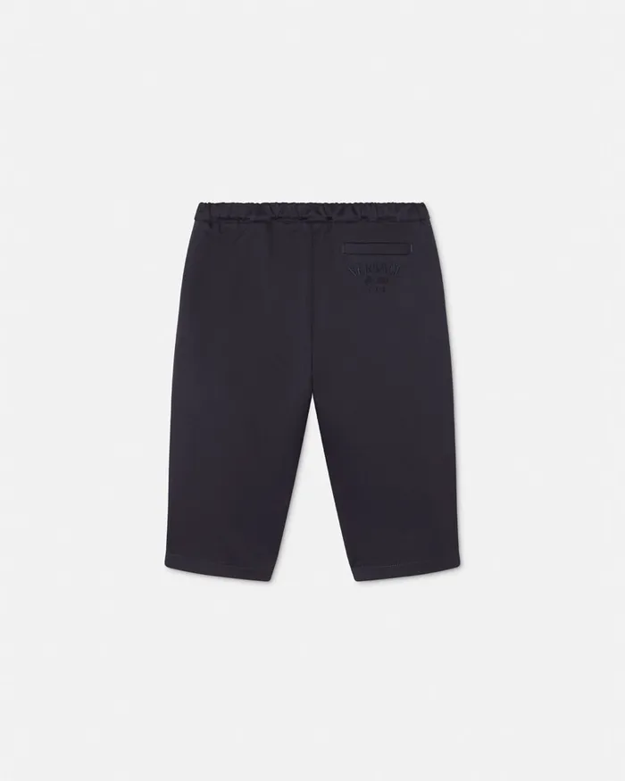 Versace Milano Stamp Baby Pants Blue Kids Pants