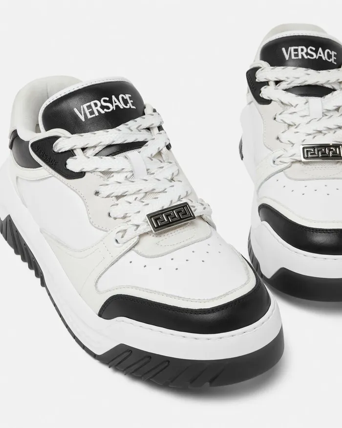 Versace Odissea Sneakers Whiteblack Men Sneakers