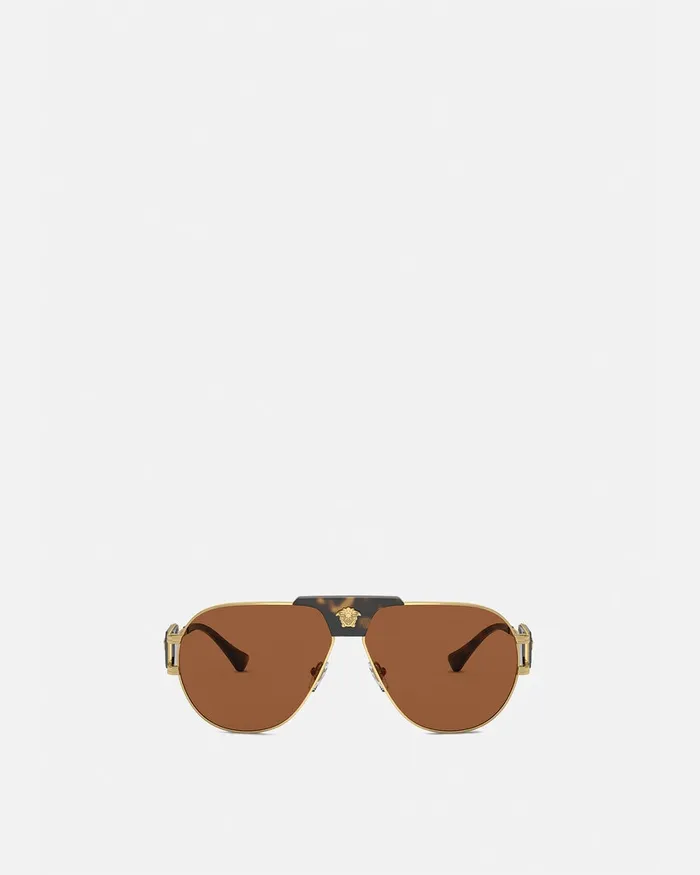 Versace Special Project Sunglasses Havana Men Sunglasses