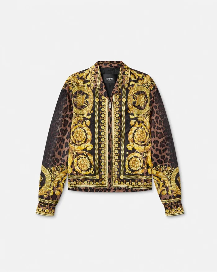 Versace Wild Barocco Blouson Jacket Animalier Men Jackets and Coats