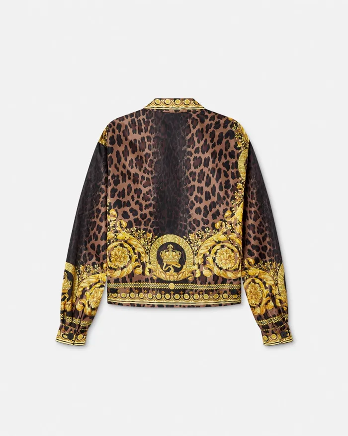 Versace Wild Barocco Blouson Jacket Animalier Men Jackets and Coats