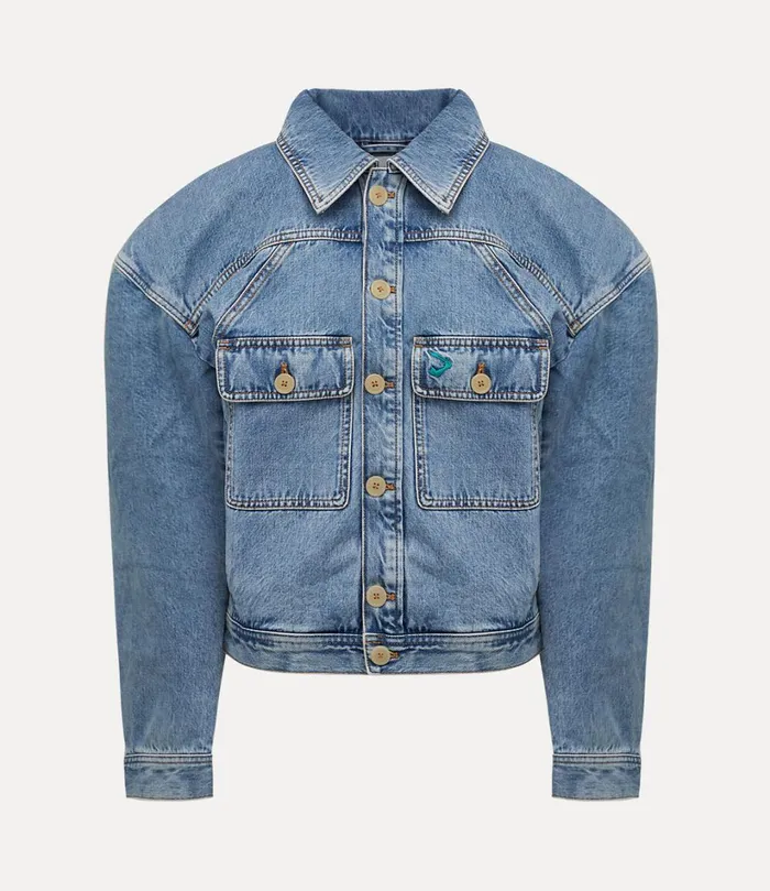 Vivienne Westwood Coats And Jackets WomenMen World039s End Denim Boxer Jacket Blue