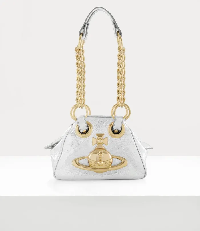 Vivienne Westwood Handbags Women Archive Chain Handbag Silver