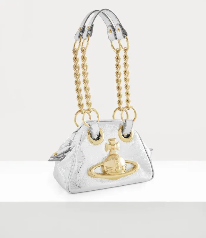 Vivienne Westwood Handbags Women Archive Chain Handbag Silver