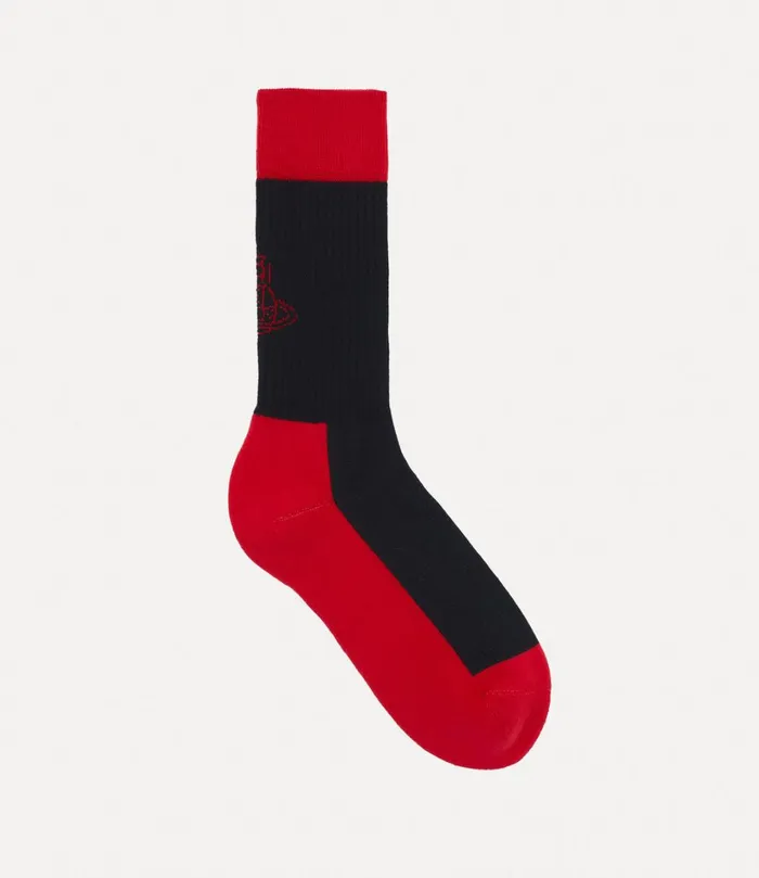 Vivienne Westwood Socks And Tights WomenMen Sporty Socks Black