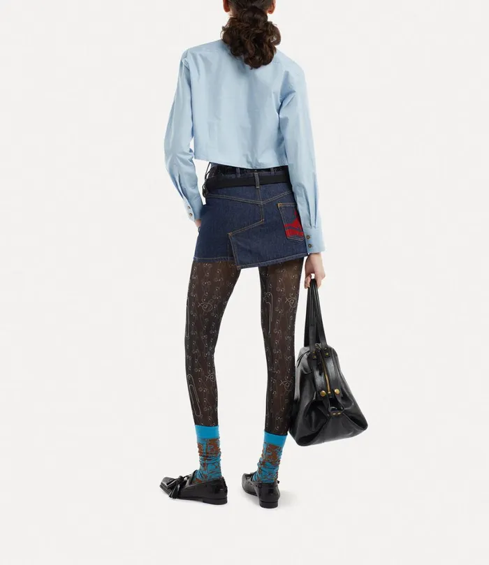 Vivienne Westwood Tops And Shirts Women Cut Off Heart Shirt Blue