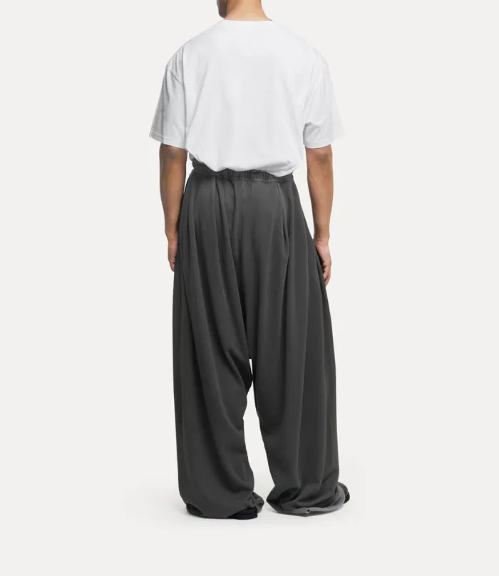 Vivienne Westwood Trousers And Shorts Men Balloon Sweatpants Grey Overdye