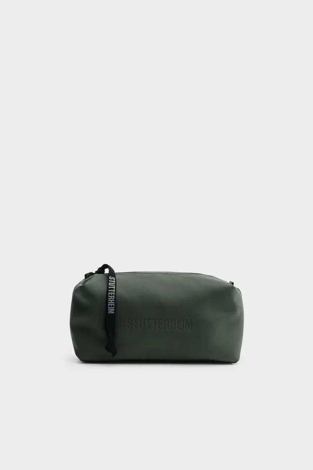 Wash Bags Women Stutterheim Container Small Wash Bag Green